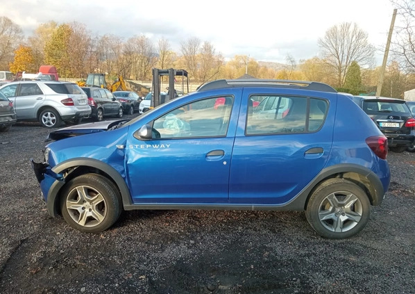 Dacia Sandero Stepway cena 20500 przebieg: 108205, rok produkcji 2020 z Błaszki małe 352